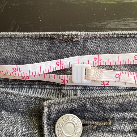 Levi’s 501 S Skinny Dark Gray Denim Jeans Size 31 - Picture 10 of 13